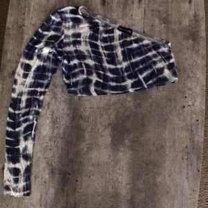 PLT One Shoulder Crop Top